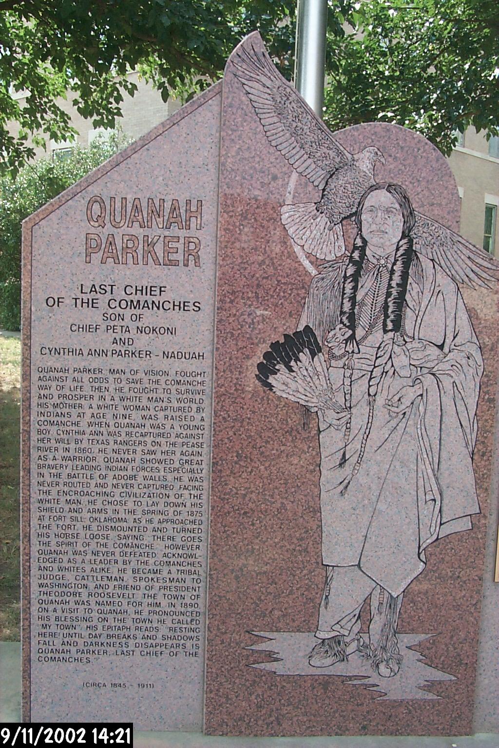 Quanah Parker, the last chief of the Comanches